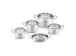 Topf-Set FISSLER "Original-Profi Collection", silber (silberfarben), Töpfe, Topf-Set, Made in Germany