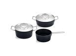 Topf-Set FISSLER "Adamant", schwarz, Töpfe, Topf-Set, Made in Germany