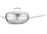 Grilltopf FISSLER "Original-Profi Collection", silber (silberfarben), B:34cm H:12cm L:62cm Ø:32cm, Töpfe, Grilltopf, Made in Germany