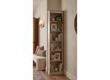 Bücherregal OTTO HOME "Indra", kaschmir, bei, B:85cm H:186cm T:32cm, Massivholz, Regale, Bücherregal, aus massiver Kiefer, in verscheidenen Höhen, mit FSC