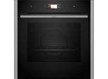 NEFF Einbaubackofen "B64CS31N0", Energieeffizienz: A+, grau (silberfarben), B:59,6cm H:59,5cm T:54,8cm, Backöfen, Freier Zugang mit Slide & Hide & leichte Reinigung dank Easy Clean, Einbaubackofen