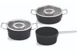 Topf-Set FISSLER "Adamant", schwarz, Töpfe, Topf-Set, Made in Germany