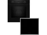 NEFF Backofen-Set "BX36IB0", Energieeffizienz: A+, schwarz, Herdsets, CircoTherm zum Backen auf 3 Ebenen & Powerstufe für schnelle Hitze, Backofen-Set