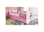 Mid.you , Weiß, Pink , Holz , Birke , Sperrholz,Schichtholz , H2 , 1-Zonen , links montierbar, rechts montierbar , 80x160 cm , nicht verstellbar ,