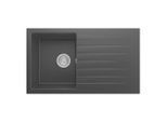 Respekta , Schwarz , Stein , 86x22x50 cm ,