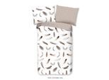 Möbelix , Weiß, Sandfarben , Textil , Federn , 140x200 cm , Oeko-Tex® Standard 100, BCI (Better Cotton Initiative) , atmungsaktiv, weiche und anschmiegsame Oberfläche ,