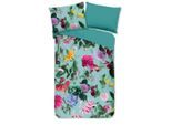 Möbelix , Türkis , Textil , Blume , 140x200 cm , Oeko-Tex® Standard 100, BCI (Better Cotton Initiative) , atmungsaktiv ,