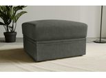 Polsterhocker OTTO HOME "Lavars Schlafsofa", grün (khaki), B:70cm H:46cm T:70cm, 62% Polypropylene, 38% Polyester, Hocker, Polsterhocker, mit Bonellfedern, mit Stauraum, in zwei Bezugsqualitäten
