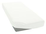 Spannbettlaken OTTO HOME "Cremona Baumwolle-Elasthan", weiß, B:160cm L:200cm, Jersey (180 g/m²), Obermaterial: 96% Baumwolle, 4% Elasthan, Bettlaken, Spannbettlaken, NEU bis 30 cm Höhe, Bettlaken in PREMIUM Qualität, auch Zwirn-Jersey