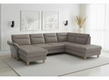 Wohnlandschaft SIT & MORE "Pamela, U-Form, B: 292 cm, Leder", delphine, B:292cm H:90cm T:212cm, Sofas, Wohnlandschaft