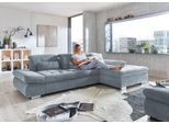 Ecksofa DIE PLANBAR "MP-IN17004 L-Form, Breite 331 cm, Federkern-Polsterung", grau (ice), B:331cm H:84cm T:194cm, 100% Polyester, Sofas, Ecksofa, inkl. Sitztiefenverstellung, wahlweise weitere Funktionen