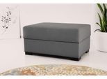 Polsterhocker OTTO HOME "Branwell", grau, B:95cm H:46cm T:63cm, 100% Polyester, Hocker, Polsterhocker, 95/63 cm, Struktur fein, mit Stauraum