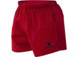Gilbert Rugbyshorts voor kinderen met elastische tailleband (Rood)