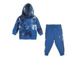 Nike Baby Air Jordan Tie-Dye-set met hoodie en joggingbroek (Jachthaven Blauw)
