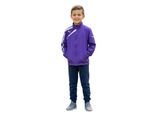 Puma Geweven jas met teamlogo voor jongens (Paars)