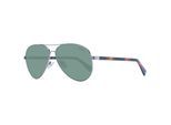 Aviator Zonnebril Metalen Montuur Groene Lens