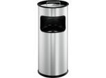 Standascher mit Sieb, silbermetallic