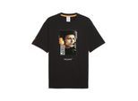 T-Shirt PUMA "McLAREN MASTERCARD F1 TEAM Norris T-Shirt Herren", Herren, Gr. XL, schwarz, Obermaterial: 100% Baumwolle. Rippe: 30% Polyester, 70% Baumwolle, clean, relaxed fit, Rundhals, Shirts T-Shirt