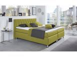 Boxspringbett HAPO "ATLANTA", grün, B:190cm L:210cm, Komplettbetten, Boxspringbett, erhältlich in verschiedenen Breiten, Farben & Maratzenarten
