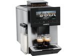 SIEMENS Kaffeevollautomat "TQ923E03", silber (edelstahl), B:31,5cm H:39,2cm T:47cm, Kaffeevollautomaten, farbiges 6.8'' TFT-Display, individuelle Aromaeinstellung, Edelstahl, Kaffeevollautomat