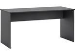 Schreibtisch SCHILDMEYER "METZ, Breite 144 cm, modernes & zeitloses Design, MADE IN GERMANY", grau (anthrazit, anthrazit, anthrazit), B:144cm H:73,6cm T:65cm, Tische, Schreibtisch, Einfache Montage mit verständlicher Aufbauanleitung, MADE IN GERMANY