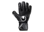 Torwarthandschuhe UHLSPORT "Torwarthandschuhe COMFORT ABSOLUTGRIP HN", Herren, Gr. 7.5, schwarz, Obermaterial: 58% Gummi rubber. 33% Polyester PES. 5% Nylon NY. 4% Polyurethan PU., Handschuhe Torwarthandschuhe