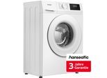 HANSEATIC Waschmaschine "WME7A4", Energieeffizienz: A, weiß, B:60cm H:85cm T:47cm, Waschmaschinen, inkl. 3 Jahre Herstellergarantie, Waschmaschine, Topseller