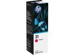 HP Nachfülltinte "original Tintenflasche 31 Magenta, 70 ml", pink (magenta), Druckertinte, Nachfülltinte