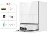 DREAME Saugroboter "X60 Pro Ultra Complete", weiß, B:35cm H:111cm T:35cm, Saugroboter, ausfahrbahre Wisch-Pads, 40C-Heißwischen, All-in-One-Basisstation, Saugroboter