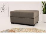 Polsterhocker OTTO HOME "Branwell", cappuccino, B:95cm H:46cm T:63cm, 100% Polyester, Hocker, Polsterhocker, 95/63 cm, Struktur fein, mit Stauraum