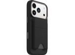 OTTERBOX Smartphonetasche "Symmetry Cactus Leather MagSafe Wallet Vanta", schwarz, B/H/T: 8cm x 1,7cm x 13cm, Taschen, flexibel, für zwei bis drei Karten