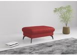 Polsterhocker SIT & MORE "Morris", rot (feuerrot), B:103cm H:44cm T:69cm, Hocker, Polsterhocker, mit praktischen Stauraum