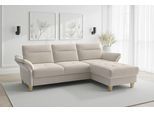 Ecksofa SIT & MORE "Pamela, L-Form, B:230 cm", creme, B:230cm H:90cm T:164cm, 100% Polyester, Sofas, Ecksofa, mit Federkern