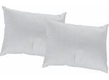 Dekokissen WIRTH "SUNBONE" Gr. 1, weiß (weiß, gemustert unifarben), B:40cm L:40cm, Polyester, Dekokissen_Sitzkissen_Kissenhüllen, Kissenhülle ohne Füllung, 2 Stück