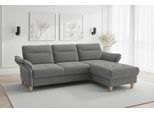Ecksofa SIT & MORE "Pamela, L-Form, B:230 cm", anthrazit, B:230cm H:90cm T:164cm, 100% Polyester, Sofas, Ecksofa, mit Federkern und Liegefläche aus Originalstoff