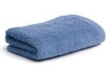 Handtücher MÖVE "Superwuschel", blau (cornflower), B:60cm L:110cm, Walkfrottee, Baumwolle, Handtücher, Handtuch mit Bordüre, 100% Premium Cotton Baumwolle, einfarbig, weich