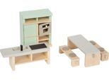 Puppenhausmöbel SMALL FOOT, bunt, Puppenmöbel, Kinder, Holz, Metall, Stoff