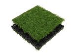 Ambia Garden Kunstrasenfliese , Grün , Kunststoff , 30x2.1x30 cm , witterungsbeständig, lichtunempfindlich ,
