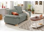 2,5-Sitzer HOME AFFAIRE "Bergamo Multifunktions-Couch, elegant und komfortabel", grün, B:215cm H:77cm T:90cm, Chenille 100% Polyester;Struktur fein ( 100% Polyester);Luxus-Kunstleder;Struktur weich (100% Polyester), Sofas, 2 5-Sitzer, mit Armlehn-und Rückenfunktion, Federkern