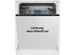 BEKO vollintegrierbarer Geschirrspüler "BDIN36451", Energieeffizienz: B, weiß, neutral, B:59,8cm H:81,8cm T:55cm, Geschirrspüler, TrayWash – Intensivreinigung für 3 Backbleche in einem Durchgang, vollintegrierbarer Geschirrspüler