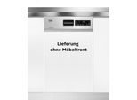 BEKO teilintegrierbarer Geschirrspüler "BDSS28040XQ", Energieeffizienz: C, silber (edelstahllook), B:44,8cm H:81,8cm T:57cm, Geschirrspüler, SelfDry – automatische Türöffnung für perfekte Trocknungsergebnisse, teilintegrierbarer Geschirrspüler