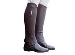 Brogini Volwassen uniseks Vicenza Leather Tall Gaiters (Zwart)