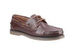 Hush Puppies Wilson Leren Heren Bruine Bootschoenen