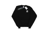 Disney - "Mickey Mouse Dont Speak Breast Print" Sweatshirt für Herren (Schwarz)