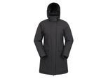 Mountain Warehouse Dames/Dames Rain On Waterdichte Gewatteerde Jas (Zwart)