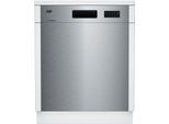 BEKO Unterbaugeschirrspüler "BDUN16440X", Energieeffizienz: C, silber (silberfarben), B:59,8cm H:81,8cm T:57cm, Geschirrspüler, TrayWash – Intensivreinigung für 3 Backbleche in einem Durchgang, Unterbaugeschirrspüler