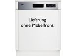BEKO teilintegrierbarer Geschirrspüler "BDSN36451X", Energieeffizienz: B, weiß, neutral, B:59,8cm H:81,8cm T:57cm, Geschirrspüler, TrayWash – Intensivreinigung für 3 Backbleche in einem Durchgang, teilintegrierbarer Geschirrspüler