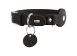Dog Sport HUNTER Hundehalsband viborg mit halter für apple airtag schwarz M