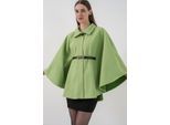 Gekweld Tweed Cape Mantel