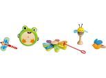 Spielzeug-Musikinstrument HAPE "Rhythmus-Kit Natur", bunt, Spielzeug-Musikinstrumente, Kinder, Holz, Kunststoff, Metall